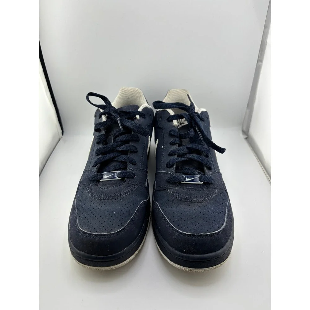 Nike Air Prestige III Low Navy Blue White Mens Sneakers Size 9.5